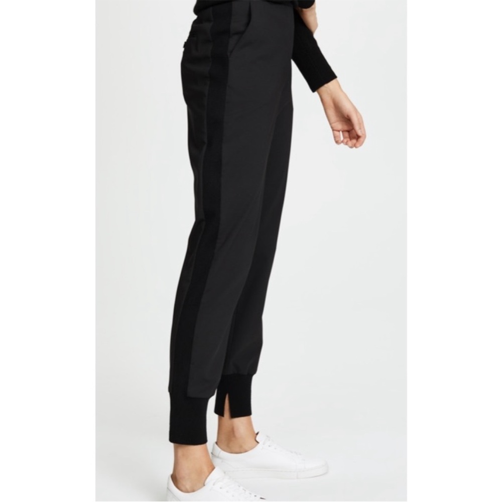 3.1 Phillip Lim Navy Blue Black Side Stripe Wool Blend Jogger Slack Trousers 6